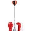 gifyym Palle Velocità Boxe - Strumento Colpo Riflesso | Borsa da Colpo Antistress per Casa Palestra | Ufficio Fitness Cortile Giardino Allenamento Sala Giochi Adolescenti Adulti | 100-150cm Regolato