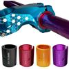 ReachMall Manubrio Shim 25,4 millimetri a 31,8 millimetri Lega di Alluminio Riduttore Sleeve Adattatore Leggero Per Moto Stem Conversion Upgrade