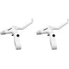 Onogal 2920BL - 2 leve freno V- Brake, in alluminio, per bicicletta MTB / BTT, colore: bianco