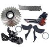 Generico Compatibile con Il Gruppo Bici da Strada Shimano 105 R7000, CS-R7000 CN-HG601 ST-R7000 RD-R7000 FD-R7000,Componenti(R7000 11-30T SS)