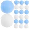 CHILDWEET 50 Pezzi Palline senza Scritte da Ping Pong senza Cuciture Colorate Opache per Giochi Ricreativi e Estrazioni