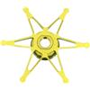 Yuanpgky Mulinello da baitcasting, manico a stella, in lega di alluminio cavo a 6 punti, compatibile con Daiwa CC80 e la maggior parte delle bobine standard per accordatura (mano sinistra rossa)