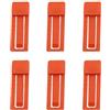 Cryofu Set di 6 supporti per per tavola da surf di alta qualità, penna di base per , accessori per tavola da surf, supporto per , arancione