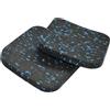 PENCHEAK Stuoia di gomma della palestra ammortizzante per l'attrezzatura 100x100cm Fitness Training Mat