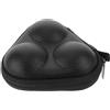 BUGUUYO Borsa Design Nero Innovativo Porta Palline da Ping Pong Triangolare in Eva e Poliestere, Leggera e Resistente per Giochi Indoor e Partite Casual