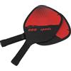 FILFEEL Set di Racchette - Racchette Ergonomiche in Legno con 4 Palline e Borsa per il Trasporto per Giochi Indoor e Outdoor Arancione (rosso)