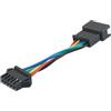 ReachMall Elettrico Display Linea di Conversione SW900 6 Pin A 5 Pin Adattatore ABS Metallo Per E-Bike Display Schermo Sostituzione Riparazione