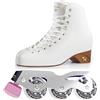 STD Skates & Wheels - Risport Venus+STD Starlight Lite - Inline Figure Skates (Bianco, 230/34,5)