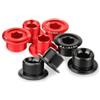 ReachMall M10 Manovella Fissaggio Bullone Copertura CNC 7075 Lega di Alluminio Filo Rosso Per Albero Cavo Guarnitura M15 M19 M20 Parte di Riparazione Bici
