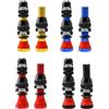 ReachMall 2 Pz 40mm Tubeless Valvole In Lega di Alluminio per Presta AV Rim Wheel Valvola Pneumatico Con Chiave Per Mountain Road Bike