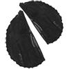 Healvian 2 Pezzi Tappeto di Ricambio per Trampolino Elastico Nero in Pp 36 V-rings Resistente alle Intemperie per Uso Indoor e Giardino