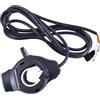 OSNIYAW Parte del pollice facile da montare per biciclette elettriche con controllo del pollice, con indicatore di livello della batteria e comodo per il gas della bicicletta elettrica