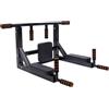 WINZING Barra per trazioni da parete, multifunzione, portata 200 kg, con imbottitura in poliuretano, 8 viti di espansione per sicurezza, dispositivo fitness salvaspazio per casa/ufficio