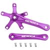ReachMall 170mm Crank Set 130 per bcd Lega di Alluminio CNC Lavorato Sinistra Destra Coppia Per Mountain Bike Equitazione Nero Rosso Argento Viola