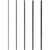 KAJNBN Accessori per Pesca 5 Pezzi, Ricambi per Canne da Pesca in Fibra di Carbonio, Kit Sostituzione Punte per Canna da Carpfishing, per Uomini, Riparazione Solida e Portatile, Colore