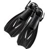 yeeplant Pinne da nuoto regolabili per uomo, comode pinne da snorkeling in TPR con suola antiscivolo, pinne leggere in resina POM per immersioni in acque libere, pinne galleggianti