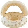 Generico Galleggiante Da Piscina Per Bambini Con Tendalino PBV 55x52 Cm | Galleggiante Gonfiabile Per Piscinas Con Tendalinos Bambini | Sedile Piscina Con Tendalino Rimovibile Spiaggia Vasca Bagno Esterno