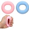 YELARXI Anello in silicone con fascia di estensione per le dita, kit per allenare avambracci, 13,6-22,7 kg, 4 pezzi, rosa, celeste, blu, giallo, per atleti, arrampicata, allenamento)