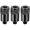 Cryofu Connettore a sgancio rapido per pesca alla carpa, 3 pezzi, adattatore per allarmi da pesca, Rod Pod, facile installazione