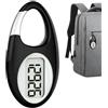 Generico Contapassi da Camminata - Dispositivo Digitale Portatile Accurato e Semplice,Tracciatore di Passi Preciso con Moschettone,per Corsa Fitness Salute Attività Escursionismo Jogging Allenamento