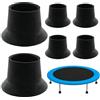 Genérico Per le punte delle gambe del trampolino: set di 6 pezzi di di ricambio per i piedi, cuscinetti antiscivolo resistenti all'usura, parti resistenti con design