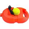 Generico Trainer Tennis Portatile, Attrezzatura per Allenamento Solitario, Base Antiscivolo con Caviglia e Corde Elastiche, Regalo per Bambini e Adulti (A)
