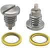 U0sqmyUAu Set di Viti di Scarico magnetiche e guarnizioni compatibili con Mercruiser Stern Drive Alpha Gen 1 2 R MR TRS 22-8M0058389 22-67892A06