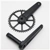 ReachMall Guarnitura per bici da strada a 3 bulloni, 40-48 denti, corona stretta larga con movimento centrale in lega di alluminio, 170 mm, per ciclismo MTB a 8-12 velocità