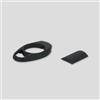 ReachMall Kit distanziale in fibra di carbonio per manubrio propel EX5, riduzione delle vibrazioni, aerodinamica, nero opaco, 32,3 x 63,2 mm