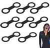 Generic Supporto per snorkeling subacqueo, ricambio flessibile a doppio anello, in silicone, per immersioni, per spiaggia, avventura, viaggiatori, fotografia subacquea, esplorazione marina
