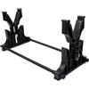 ADCSHOP Panca di tiro regolabile per fucile e carabina | Supporto per pulizia, manutenzione ed esposizione a parete o tavolo | 40 x 17,5 cm | Altezza regolabile 14,5 - 18,5 cm