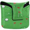 GuoChe Putter Mallet Cover Magnetica Golf Putter Copritesta per Mallet Square PU Pelle Impermeabile Golf Verde 11