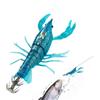 Riaisttd Fishing Bait, esca artificiale luminosa per gamberetti, esche da nuoto premontate e esche per calamari, per trota, pesce persico, , salmone, acqua salata, acqua , lago, barca, kayak
