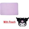 SEGA Rare Sanrio Kuromi Premium Coperta Con Viso Sacchetto 2025 Dal Giappone 51.2 "
