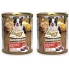 Stuzzy, Cibo Umido per Cani Adulti al Gusto Manzo Fresco, Preparato Monoproteico in Patè - Totale 4,8Kg (6 Lattine da 800G) (Confezione da 2)
