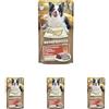 Stuzzy, Monoprotein Grain & Gluten Free, Cibo Umido per Cani Adulti con Tacchino e Zucchine, Preparato in Patè - Totale 1,8Kg (12 Buste da 150G) (Confezione da 4)