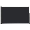 UISEBRT Tende da Sole Paravento Laterale Frangivento Estensibile Protezione Privacy per Terrazza, Balcone, Giardino (160 x 300 cm, Antracite)