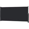 FIVMEN Tenda da Sole Laterale Estensibile 120 x 300 cm Paravento Laterale Privacy Protezione Frangivento per Balcone Terrazza Giardino, Antracite