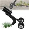 OFFCUP Estrattore di Erbacce Staccabile, Estirpatore Erbacce Manuale, Estrattore con Ruote, Materiale in Lega di Alluminio, Strumento per La Rimozione delle Radici di per Giardino (Gancio)