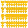 GeekerChip 40 Pezzi Trappola per Mosche,Giallo Trappole Appiccicose,Plug-in Trappola per Mosche Piastre per Insetti per Moscerini, Afidi,Mosche Minatori e Mosche Bianche