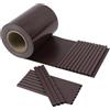 TexLom Frangivista per Ringhiere Recinzione in PVC Decorazione Telo Oscurante per Balcone 19cm x 35m Strisce Protezione della Privacy per Giardino Incluse 25 Clip di Fissaggio (Marrone)