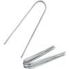BALINCO 200x Ancoraggio a terra anti-ROST - Testa tonda | Chiodi a terra | Ancoraggio a terra in acciaio zincato per il fissaggio di teli per erbacce | recinti e reti o per il campeggio - (200, 200x25x3,8 mm)