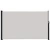 UISEBRT Tende da Sole Paravento Laterale Frangivento Estensibile Protezione Privacy per Terrazza, Balcone, Giardino (200 x 300 cm , Grigio)