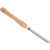 Generic Scalpello per Tornio per Legno, Utensile per Tornitura del Legno, Scalpello con Lama Centrale Ad Interno HHS Incisiva e Manico Ergonomico in Faggio per Intaglio e Tag