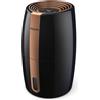 Philips Umidificatore Serie 2000, NanoCloud Igienico, 99,97% meno batteri, Serbatoio 2L, Ultra Silenzioso (33 dB), Sensore, 3 Velocità, Modalità Auto & Notte, Timer, Nero (HU2718/10)