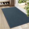 LEKEEPGO Zerbino Ingresso Interno 60 x 90 cm, Tappeto Ingresso Interno Antiscivolo, Assorbente Tappetino Entrata Lavabile per Casa Porta, Corridoio, Blu scuro