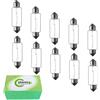 Spahn, 10 lampadine a incandescenza 12 V, 18 W, S8,5, 15 x 41 mm, 12 Volt, 18 Watt, confezione da 10 pezzi