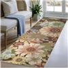 BORKOY Tappeto Runner Cucina Vintage Extra Lungo 2 Metro Tappeti Passatoia Corridoio con Fiori Multicolore Antiscivolo Lavabile Morbido per Ingresso Lavanderia Soggiorno Camera da Letto 50x200cm