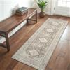 GENIMO - Tappeto Vintage 80x200cm - Antiscivolo, Resistente, Facile da Pulire - Per Corridoio, Camera da Letto - Marrone