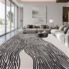 Calinline Tappeti Moderni con Linee Astratte per Soggiorno, Tappeto Grande Antiscivolo da 200x300 cm, Tappeto a Pelo Corto in Finta Lana per Camera da Letto, Tappeto Leggero Lavabile per Camera da